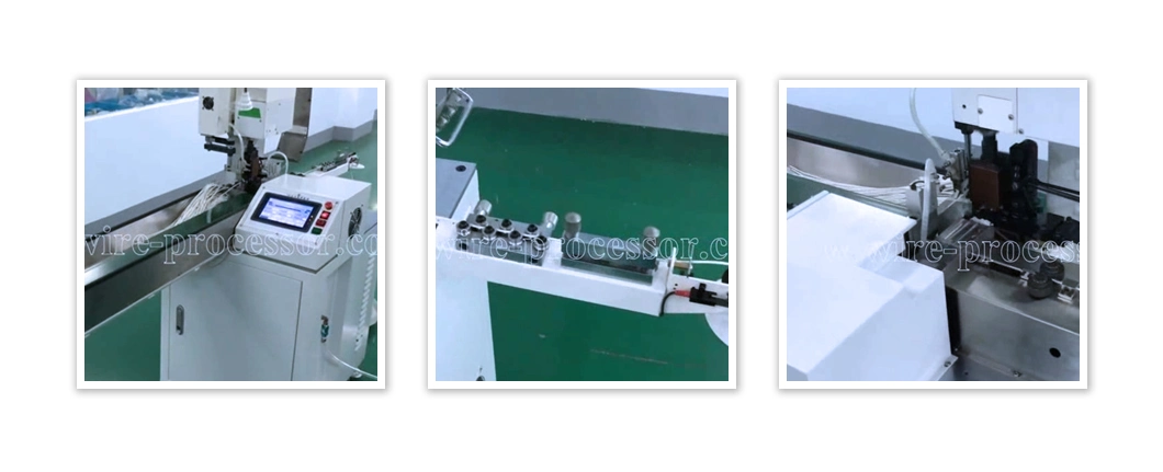 Bozhiwang Full Automatic Flag Shap Terminal Crimping Machine (conveying belt)