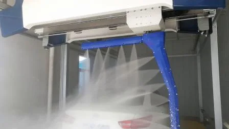 360 rotating single arm automatic touchless car wash machine with drying system