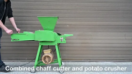 Hot Sale Farm Machinery Animal Feed Cow Straw Hay Forage Chopper Small Mini Chaff Cutter Machine Wholesale