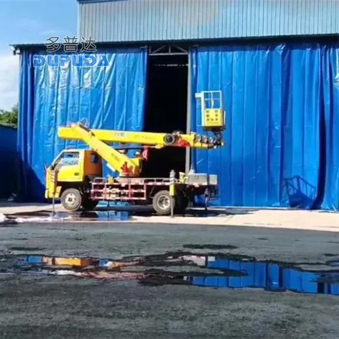 Durable Waterproof Electric Industrial Tarpaulin Cover System with PVC Material for Cover Gravel Yard