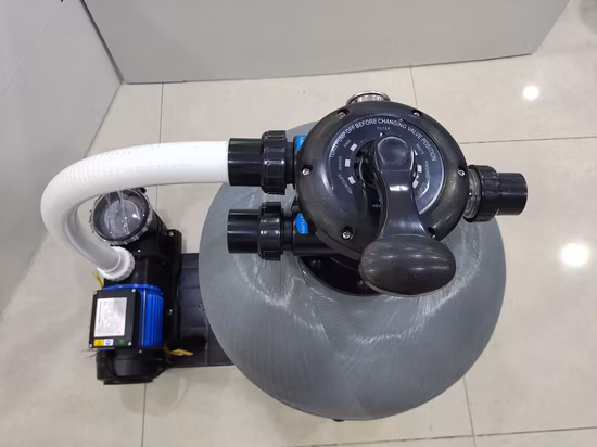 High Quality Filtration Combo Fiberglass Automatic Backwash Swimming Pool Sand Filter with Pump