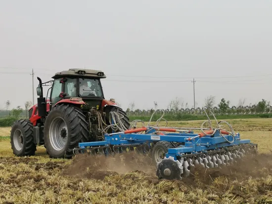 240HP Tractor Trailer Hydraulic Heavy Duty Disc Harrow Disc Plough Factory Price Harrow Blade Farm Machinery 