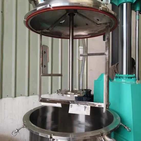 High/Low Speed Vacuum Dispersing Mixer for Lithium Battery Paste, Paint, and Chemical Production 