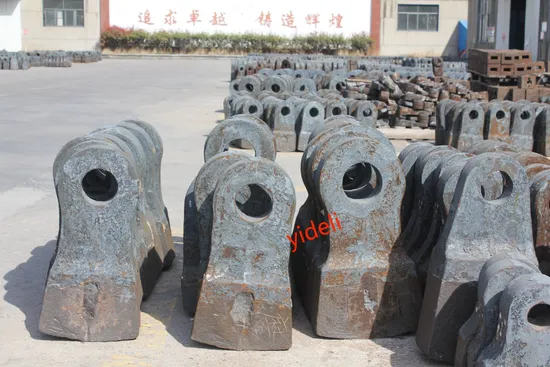 Yideli Customized Top Quality Crusher Hammer for Hammer Mill Crusher Spare Parts 