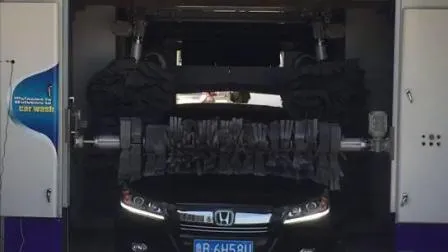 Electronic conveying car washing machine with 14 brushes 