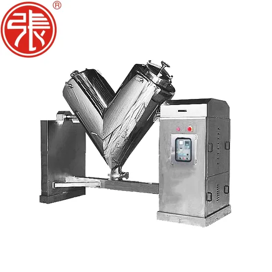 Raw Material Mixing Machine V Shape Blending Machine Chemical and Medicine Powder Blender 