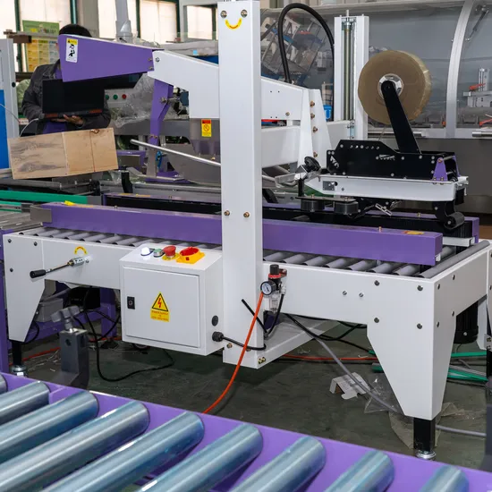 Factory Outlet Flaps Folding Carton Sealer Sealing Machine Case Box Tape Sealer Machine 