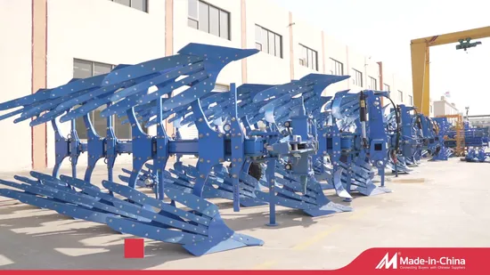 Factory Direct Selling Farm Machines Tractor Mounted Full Suspension Hydraulic Plough for Tractor 