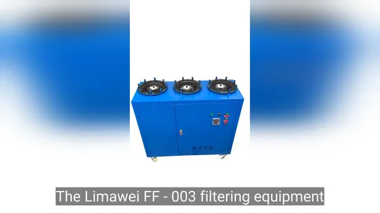 Advanced Oil Filtration System for Construction Material Processing 